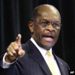 凱恩11月30日在俄亥俄州的競選活動中演講