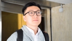 香港前本土民主前線發言人梁天琦 (資料照片 2017年12月9日 美國之音 湯惠芸拍攝）