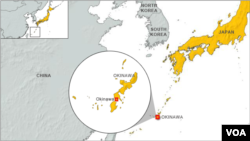 琉球(沖繩)地理位置圖(資料照片)
