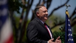 美國國務卿蓬佩奧Mike Pompeo2020年7月23日在尼克松總統圖書館發表美中關係演講（路透社）