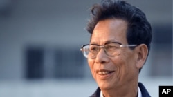 中國廣東烏坎村維權運動的領導人林祖戀星期四被判刑三年零一個月。圖為林祖戀資料照。