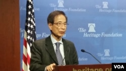 香港民主黨創黨主席李柱銘 (美國之音劉耀玲拍攝）