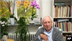 瑞典詩人托馬斯•特蘭斯特勒默獲得諾貝爾文學獎