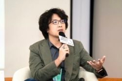 位於台北的台北大學犯罪學研究所助理教授沈伯洋