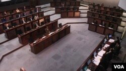 香港立法會政制事務委員會討論中國國歌法香港本地立法