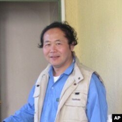 民主女神像雕塑者陳維明。