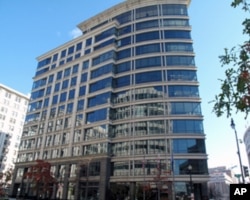 距离三个街区远的彭博新闻社华盛顿办公室