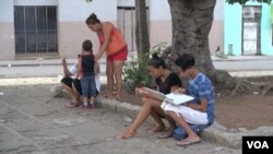 古巴哈瓦那加萊諾公園是古巴人上網熱點之一。（視頻截圖）