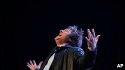 阿根廷当选总统哈维尔·米莱（Javier Milei）（美联社2023年10月18日资料照）