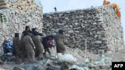 中國解放軍於中印實際控制線上。(2021年2月16日)