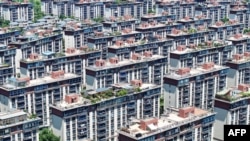 中国地产商碧桂园在南京建造的一处住宅区 （法新社） 