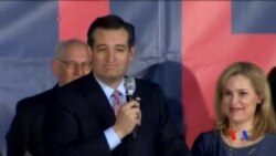 2016-02-02 美國之音視頻新聞: 愛奧華州初選克魯茲勝出 希拉里與桑德斯難分勝負