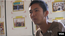 吸食鴉片已經八年的彭敏漢。（視頻截圖）