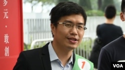 前民主派立法會區諾軒 (資料照片，美國之音湯惠芸)