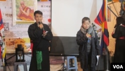 在台藏人及人權團體舉行紀念西藏抗暴日晚會（美國之音張永泰拍攝）