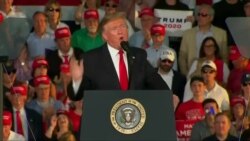 2019-05-21 美國之音視頻新聞: 特朗普在賓夕法尼亞州出席集會矛頭直指拜登