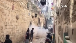 以色列部隊與巴勒斯坦信徒在阿克薩清真寺週一再度衝突