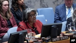 美國駐聯合國大使琳達·托馬斯-格林菲爾德示警，俄羅斯可能接近接受北韓的核武計劃，這將逆轉莫斯科數十年來支持對朝鮮半島無核化的承諾。 (美聯社：2024年12月18日)