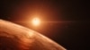 Artist’s impression of the TRAPPIST-1 planetary system