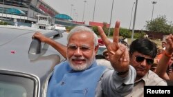 新當選的印度總理納倫德拉莫迪