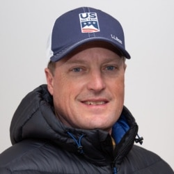 即將參賽2022北京冬奧的“美國速滑隊”聯絡經理湯姆·霍洛克斯(Tom Horrocks) (圖片由本人提供)