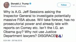 川普與司法部長塞申斯公開爭吵