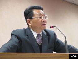 在野党民进党立委陈欧珀(美国之音张永泰拍摄)