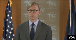 美国国务院政策规划主任胡克在国务院特别吹风会上（2018年1月11日）