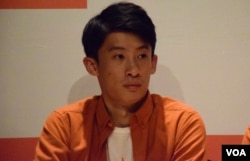 青年新政召集人劉頌恆。（美國之音湯惠芸攝）