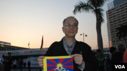 香港市民梁耀偉連續五年參與紀念西藏的活動