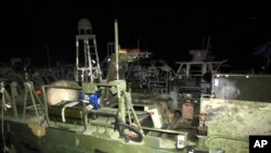 被扣美國海軍巡邏艇