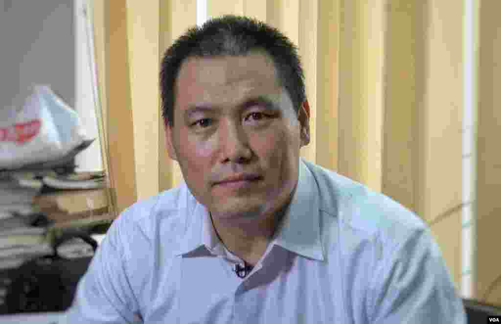  &nbsp; 資料照片：中國人權律師浦志強。 （美國之音東方拍攝） 