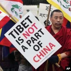 流亡藏人近日在全球各地示威要求關注西藏情況(資料圖片)