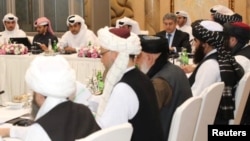 資料照片：阿富汗和平談判 （路透社）