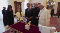 教宗“友好氣氛中”會見布林肯 曾因中國宗教問題拒見