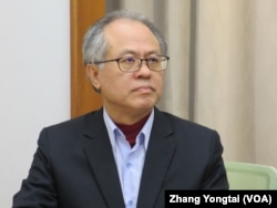 台灣民主基金會副執行長顏建發 (美國之音張永泰拍攝)