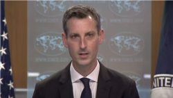 美國國務院發言人內德·普萊斯(Ned Price)2021年2月2日主持例行記者會（美國國務院照片）