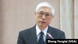 台灣衛生福利部副部長林奏延 (美國之音張永泰拍攝)