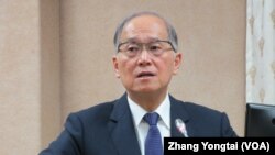 台湾国家安全会议秘书长李大维（美国之音张永泰拍摄）