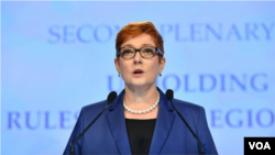 资料照：澳大利亚外长佩恩