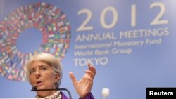 拉加德在國際貨幣基金組織年會上