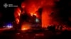 In this photo provided by the Ukrainian Emergency Service, firefighters put out the flames following a Russian rocket attack in Dobropillya, Donetsk region, Ukraine, March 8, 2025.
