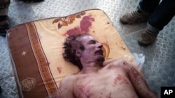 國際刑事法庭表示卡扎菲之死可能構成戰爭罪。(資料圖片)