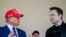 Илон Маск беседует с избранным президентом Дональдом Трампом в Браунсвилле, штат Техас, США, 19 ноября 2024 г. 