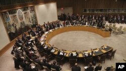 聯合國安理會星期二就譴責朝鮮12月份發射火箭的決議案投票表決