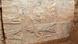 伊拉克摩蘇爾出土2700年曆史的石雕