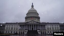 美国国会大厦。(2021年2月11日)