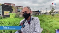 Roberto, habitante de calle en Bogotá