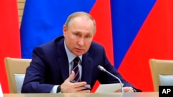 俄羅斯總統普京（2020年1月16日）