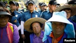 反對部署薩德的民眾6月14日的示威活動。